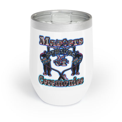 em cee squared - Chill Wine Tumbler (white)