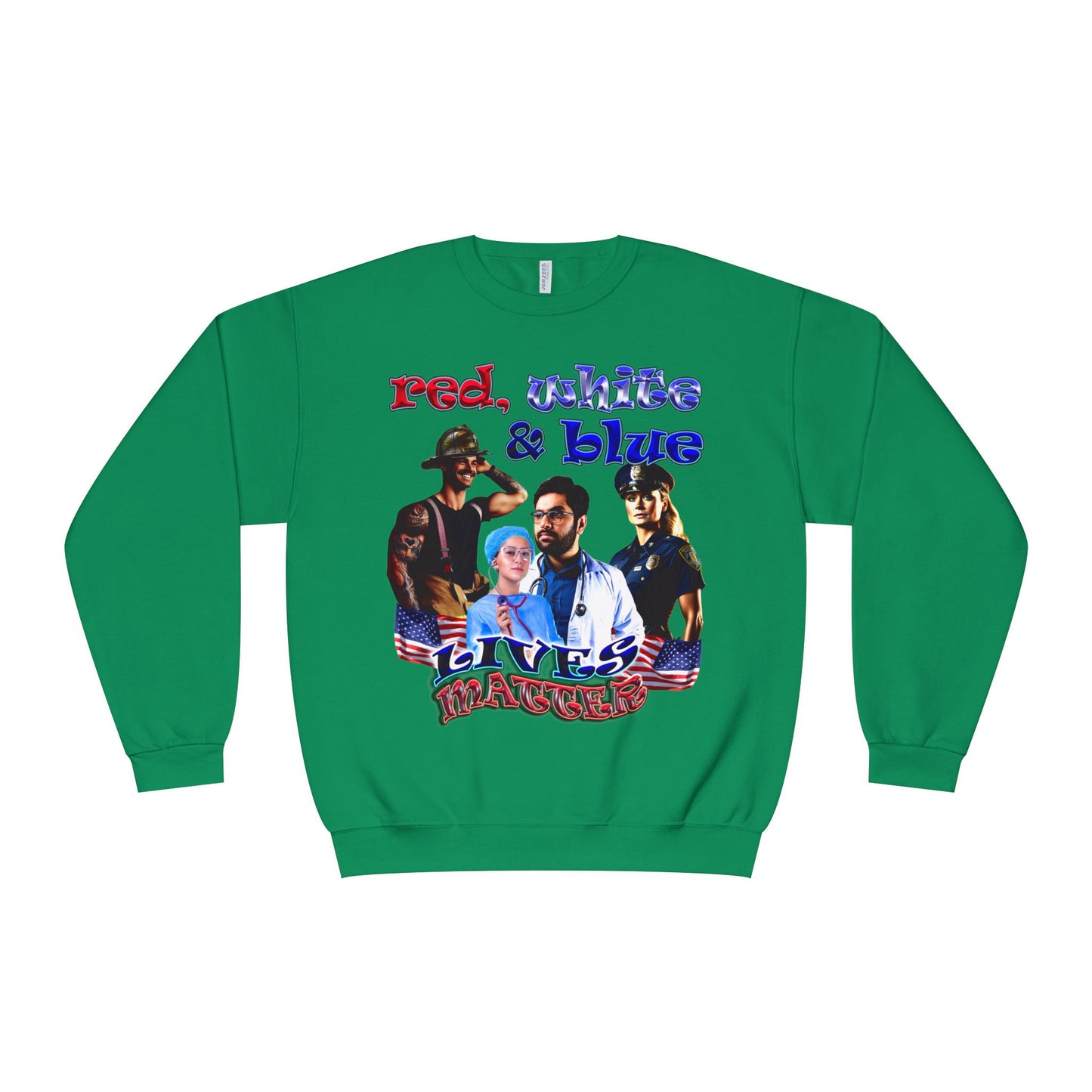 rw&b lives matter - Unisex NuBlend® Crewneck Sweatshirt