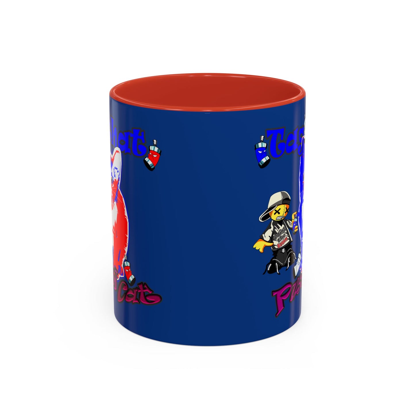 tag that - Accent Mug (dark blue)