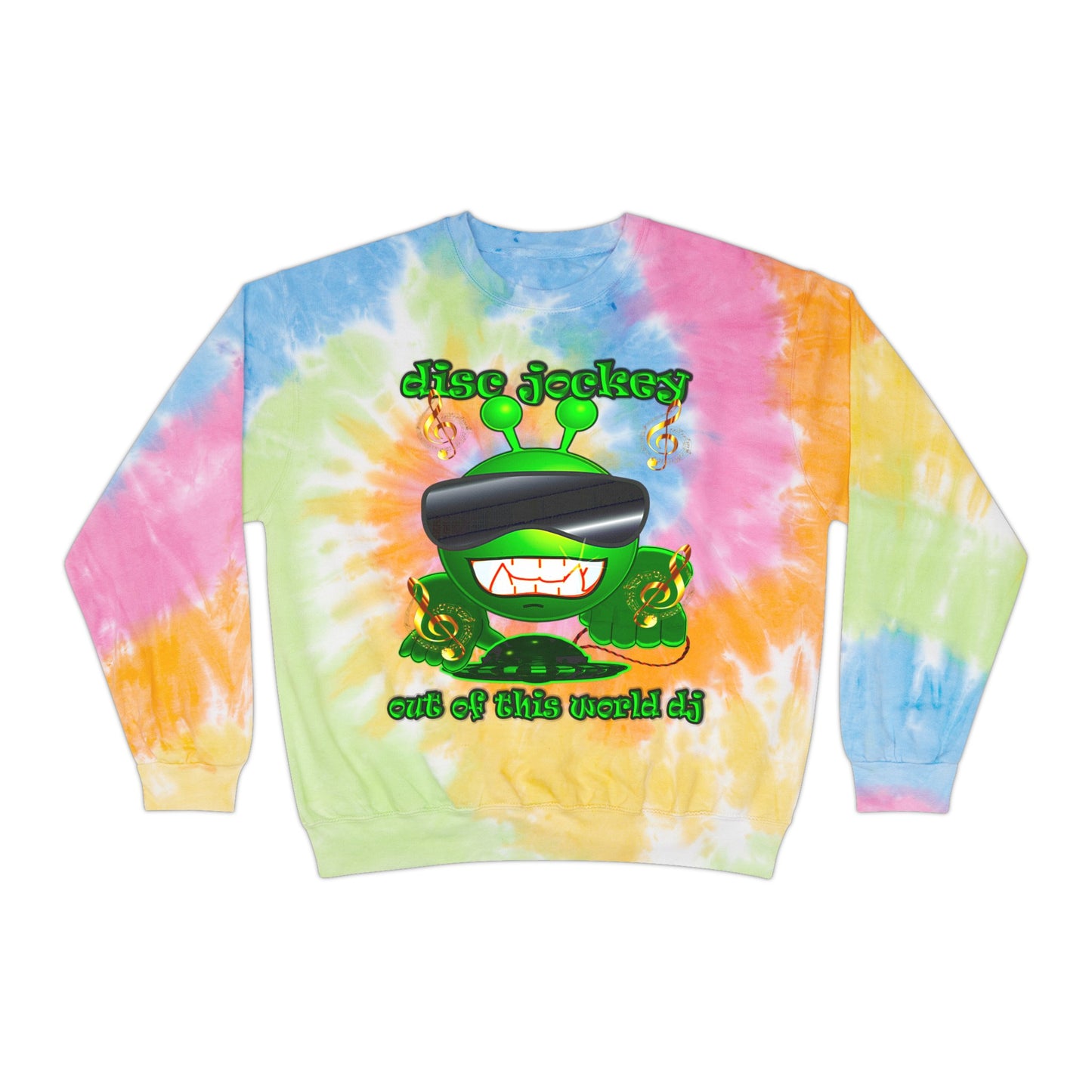 disc jockey - Unisex Tie-Dye Sweatshirt
