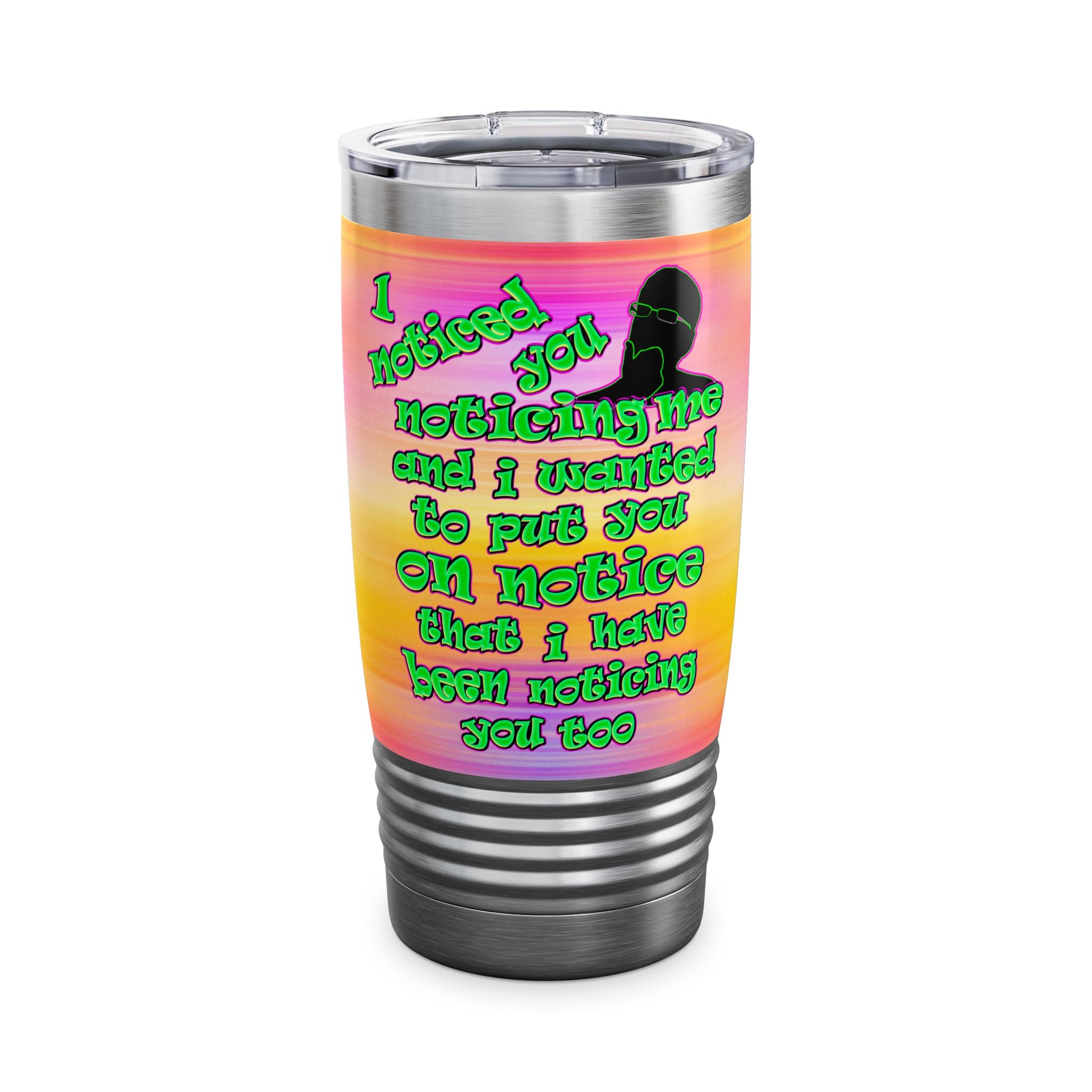 noticed you noticing - Ringneck Tumbler, 20oz (color blur)