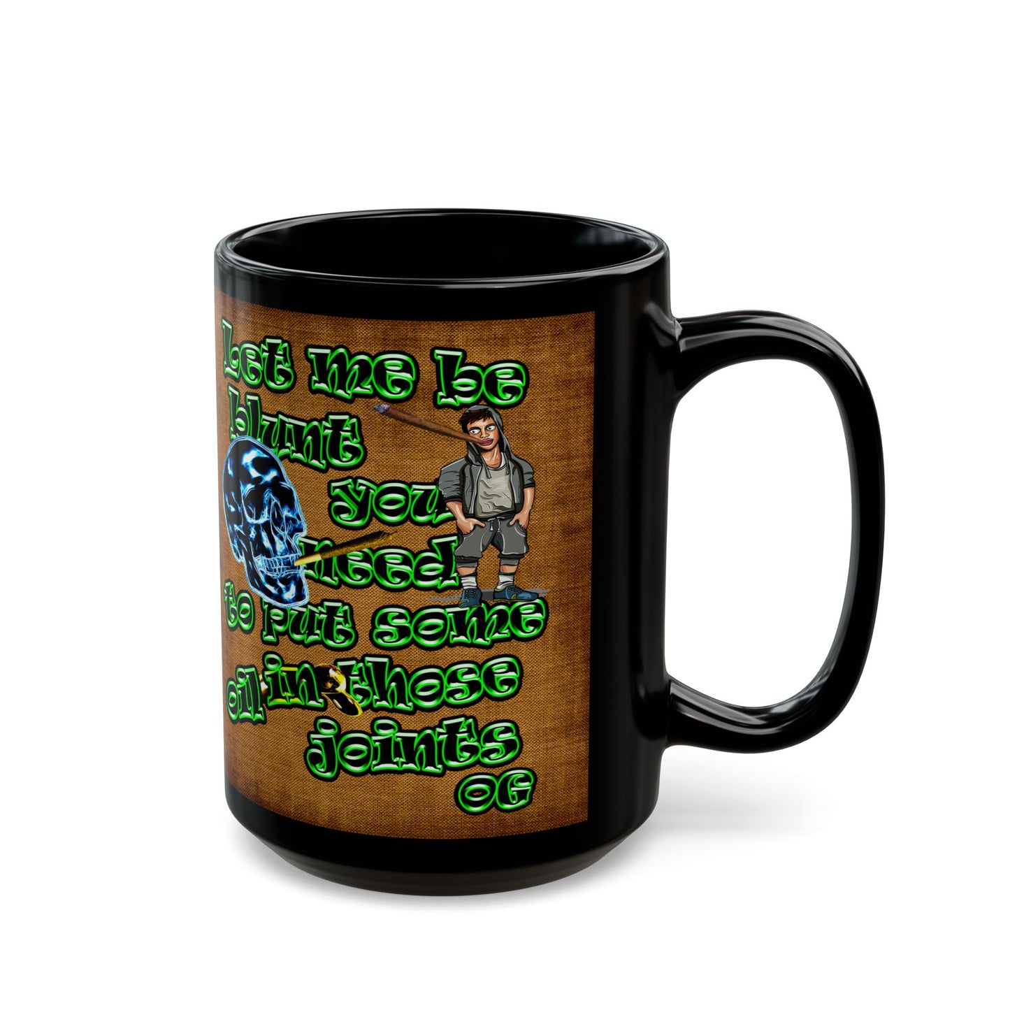 og - Black Mug (brown papyrus)
