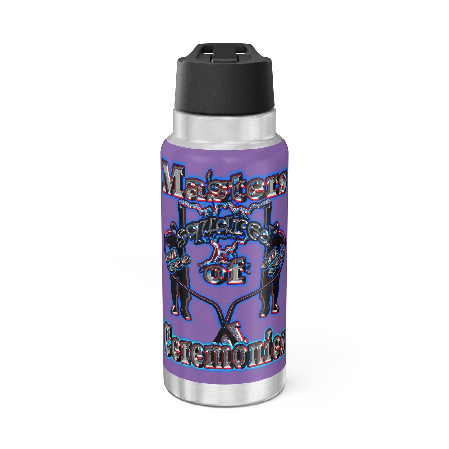 em cee squared - Gator Tumbler, 32oz (light purple)