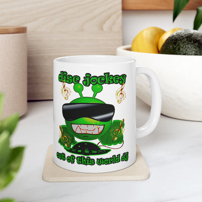 disc jockey - White Mug (white)