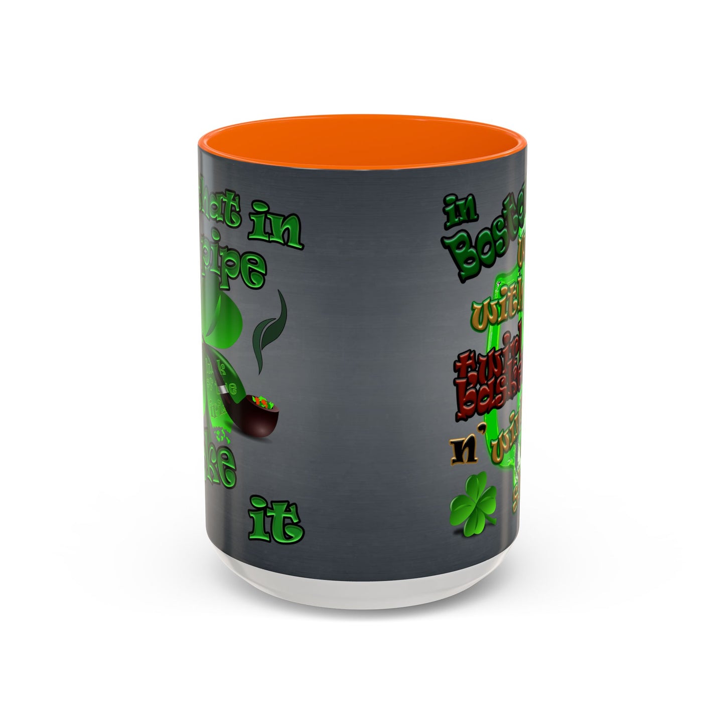 celtics logo - Accent Mug (grey-light grey)