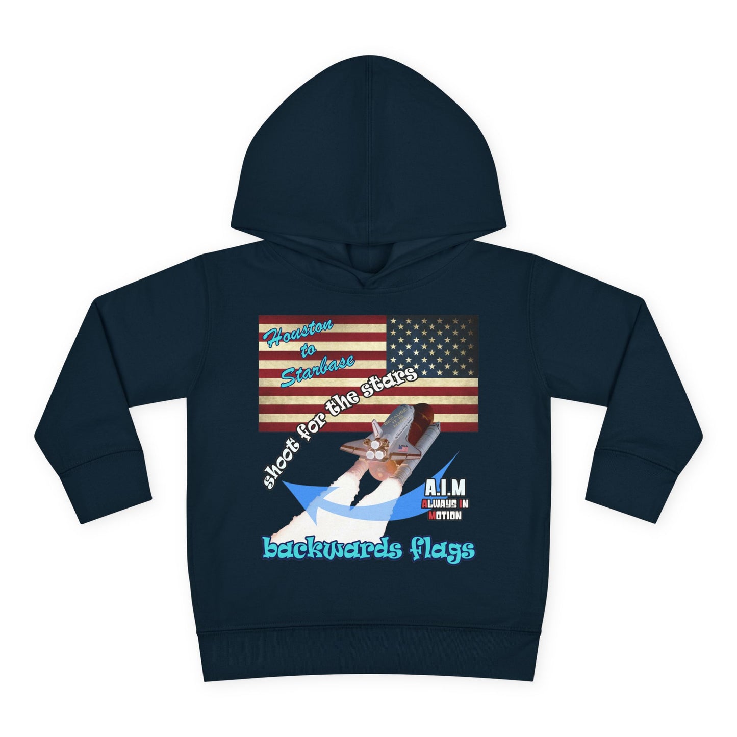 shoot for the stars - Toddler Pullover Fleece Hoodie