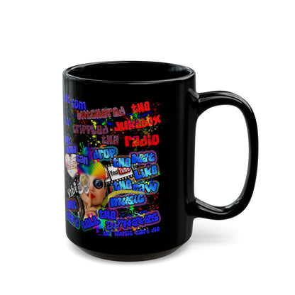 drop the beat - Black Mug