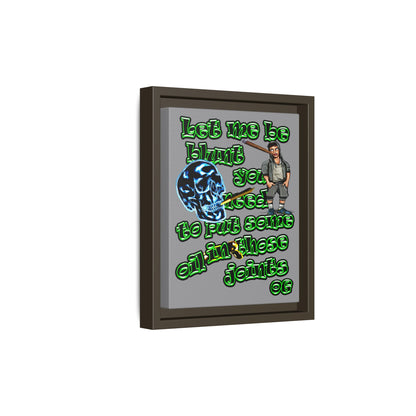 og - framed canvas art (grey)