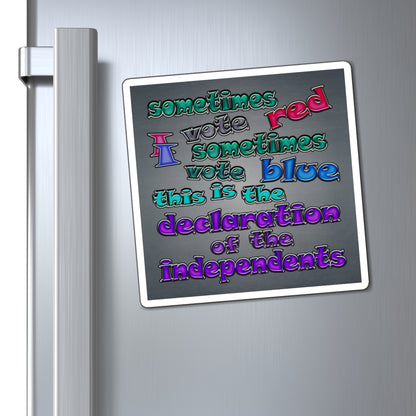 declaration of the independents - Magnets - (grey-light grey)