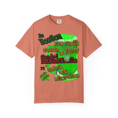 celtics logo - Unisex Garment-Dyed T-shirt