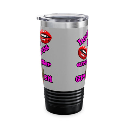 hoes b4 bros - Ringneck Tumbler, 20oz (light grey)