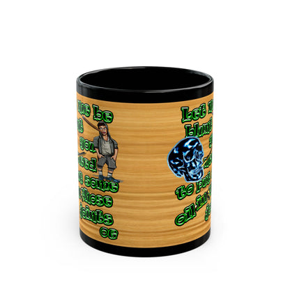 og - Black Mug (butterscotch wood finish)