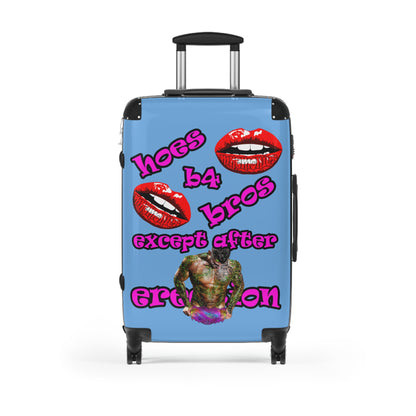 hoes b4 bros - Suitcase (light blue)