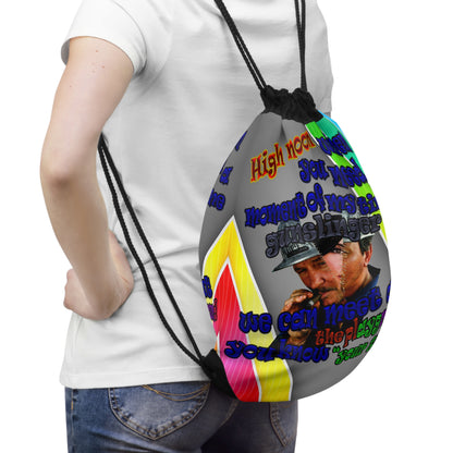 high noon - Drawstring Bag (rainbow split)
