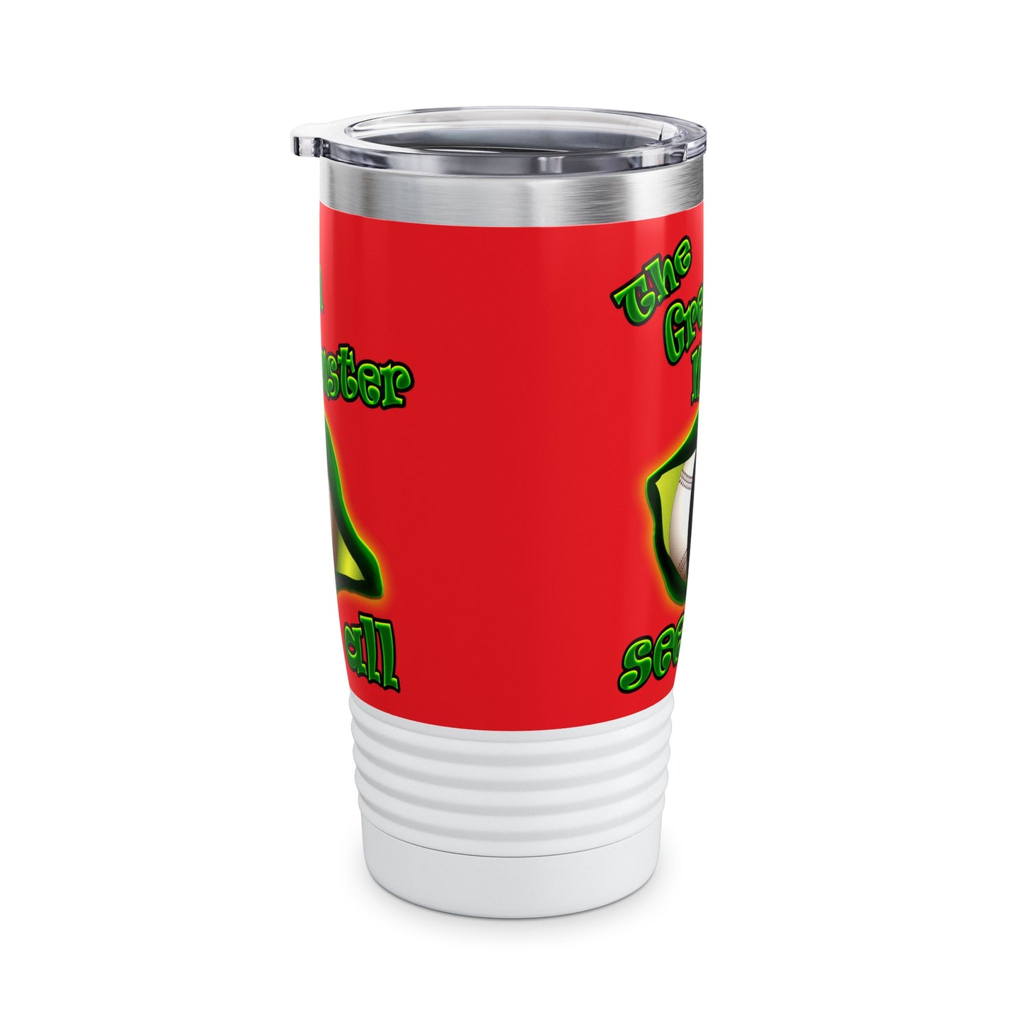 green monster - Ringneck Tumbler, 20oz (red)
