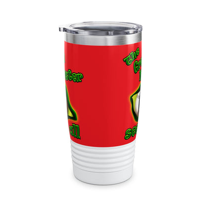 green monster - Ringneck Tumbler, 20oz (red)