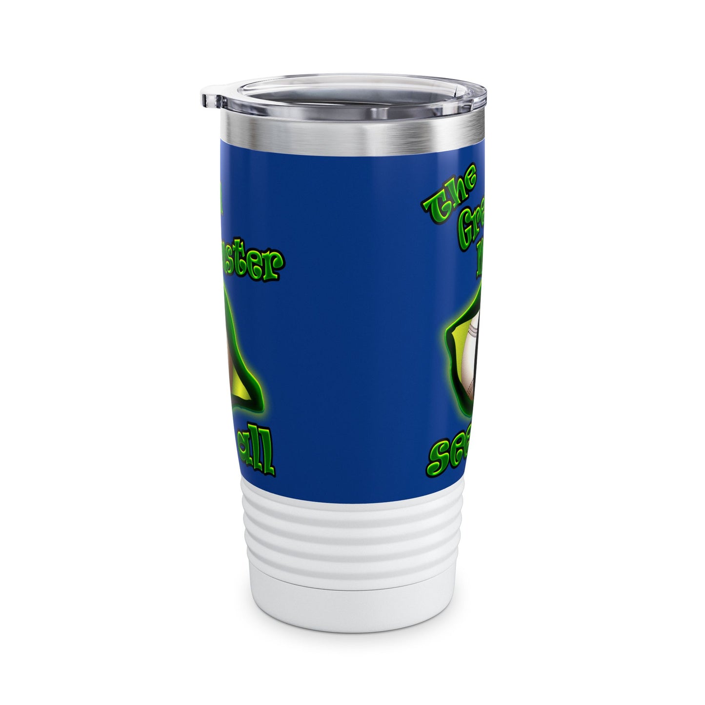 green monster - Ringneck Tumbler, 20oz (dark blue)