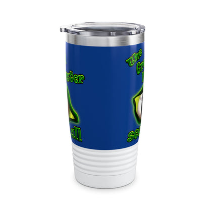 green monster - Ringneck Tumbler, 20oz (dark blue)