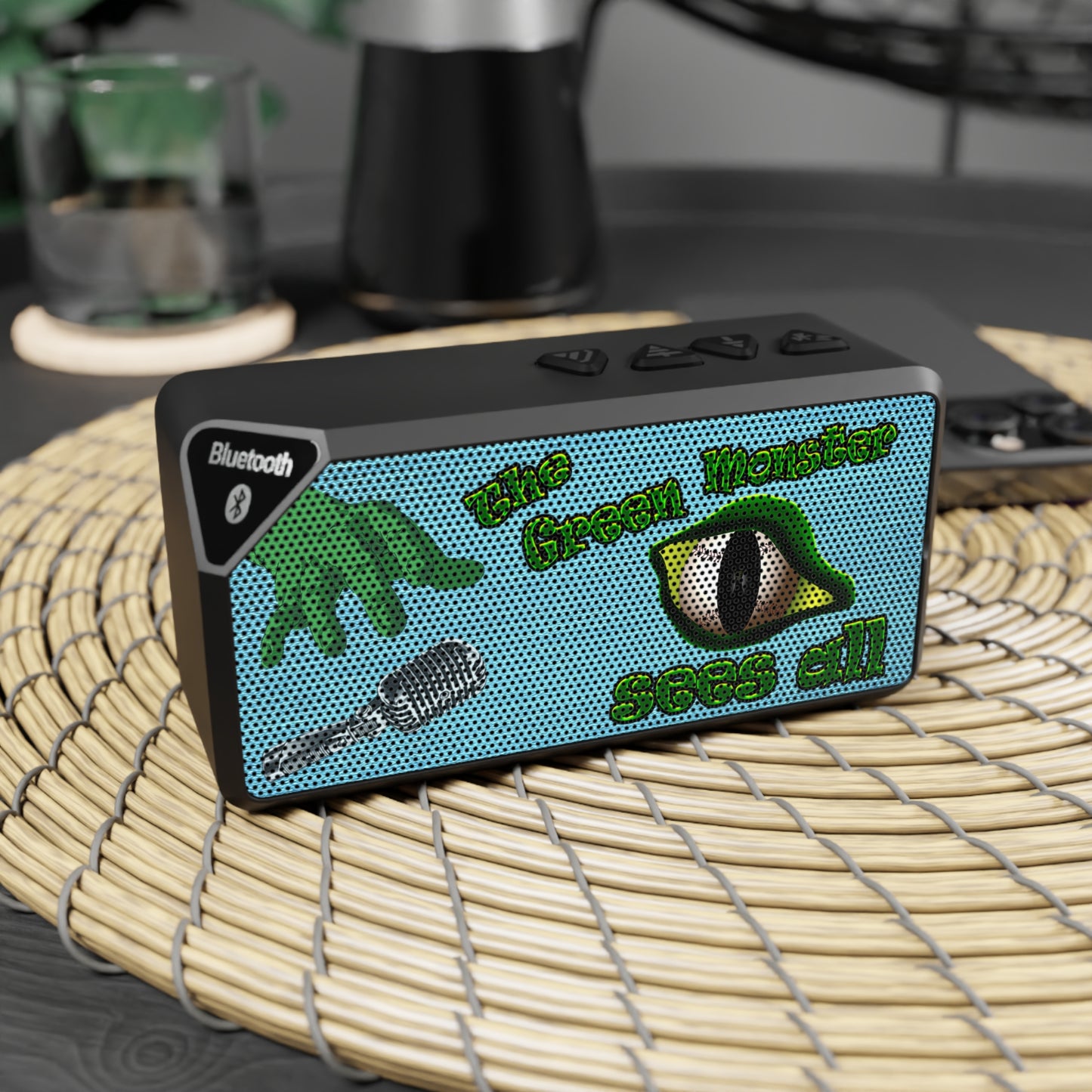 green monster - Jabba Bluetooth Speaker (faded blue)