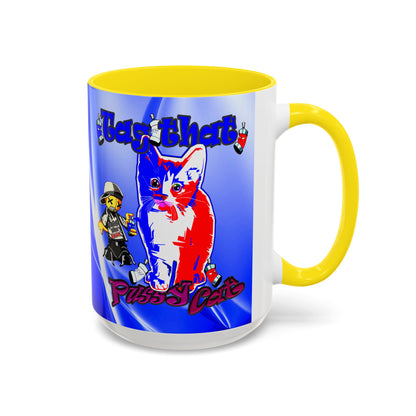 tag that - Accent Mug (blue-white wave)