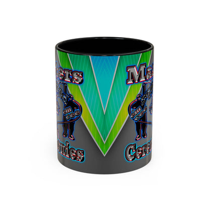 em cee squared - Accent Mug (rainbow split)