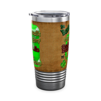 celtics logo - Ringneck Tumbler, 20oz (brown papyrus)