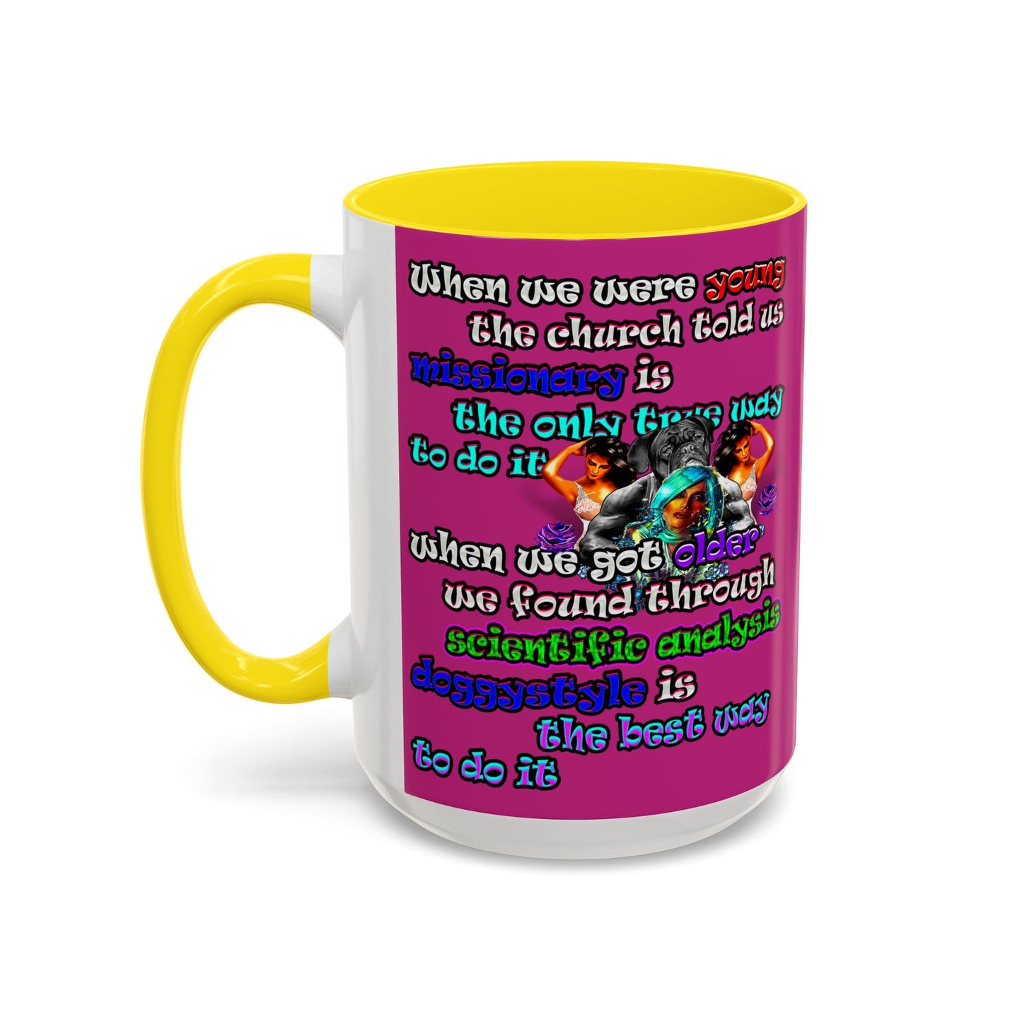 doggystyle - Accent Mug (pink)