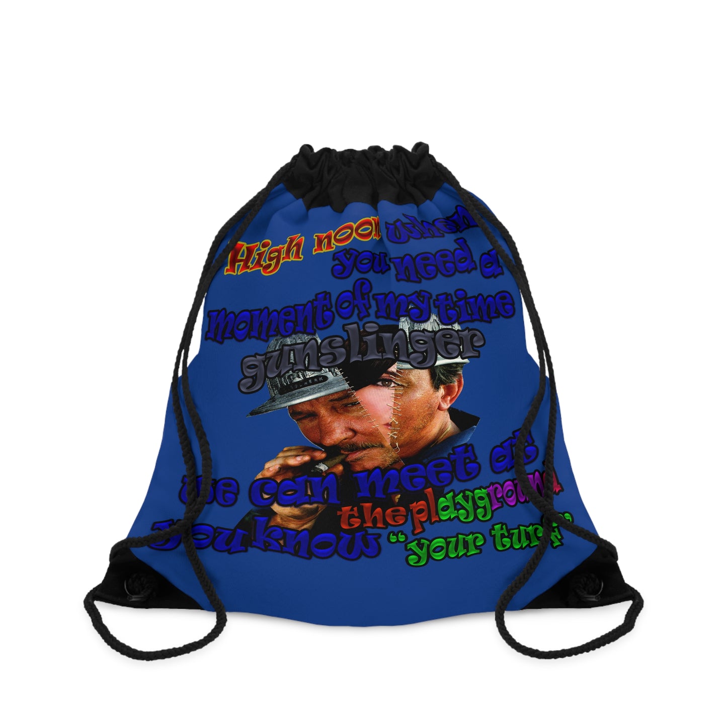 high noon - Drawstring Bag (dark blue)