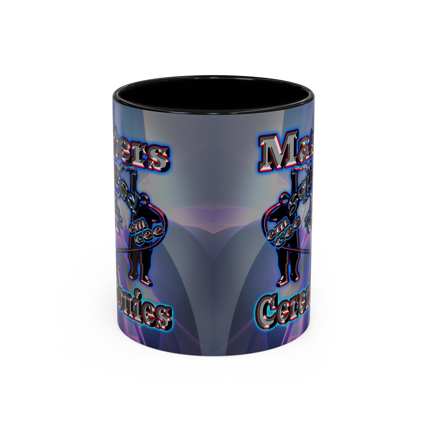 em cee squared - Accent Mug (grey-pink wave)