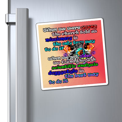 doggystyle - Magnets - (yellow-orange wave)