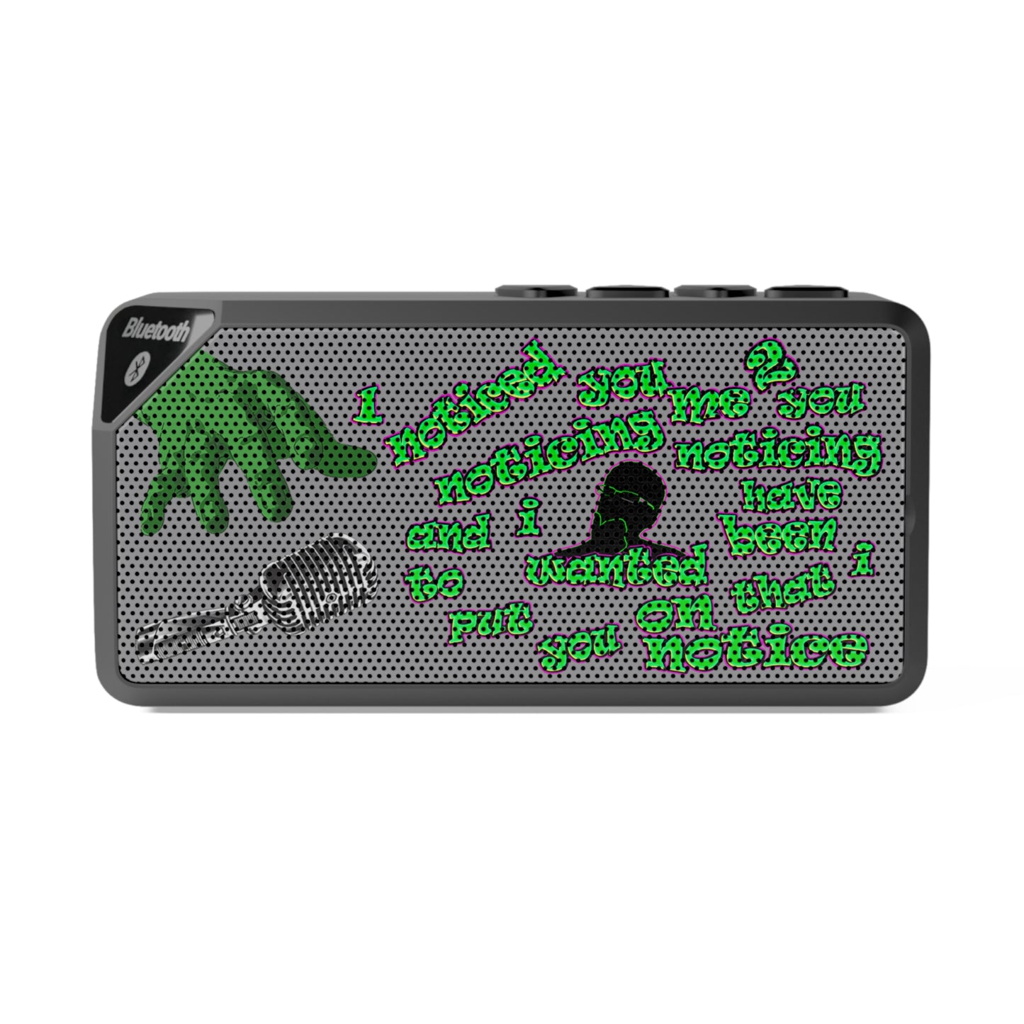 noticed you noticing - Jabba Bluetooth Speaker (grey)