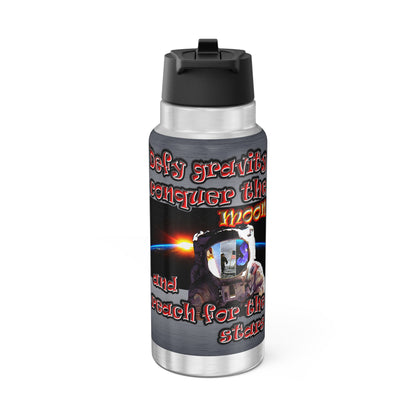 defy conquer reach - Gator Tumbler, 32oz  (brushed nickel)