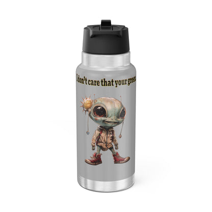 I don't care that your grey - Gator Tumbler, 32oz (light grey)