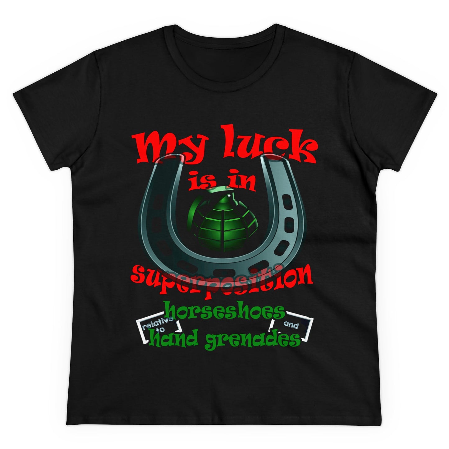 my luck - Women's Midweight Cotton Tee