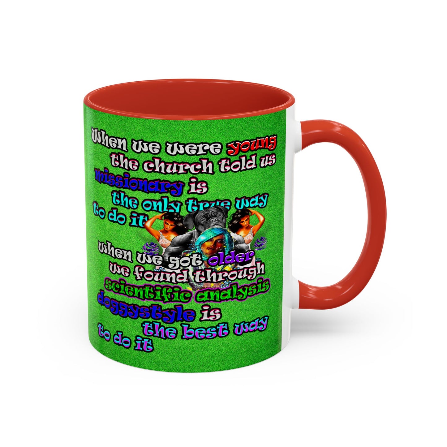 doggystyle - Accent Mug (green turf)