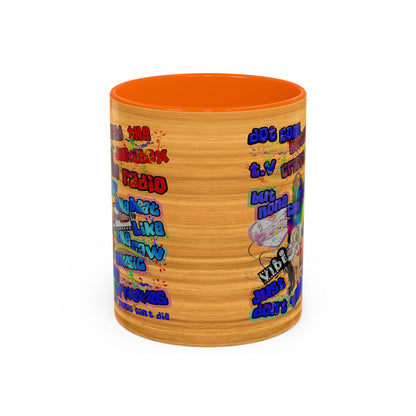 drop the beat - Accent Mug (butterscotch wood finish)