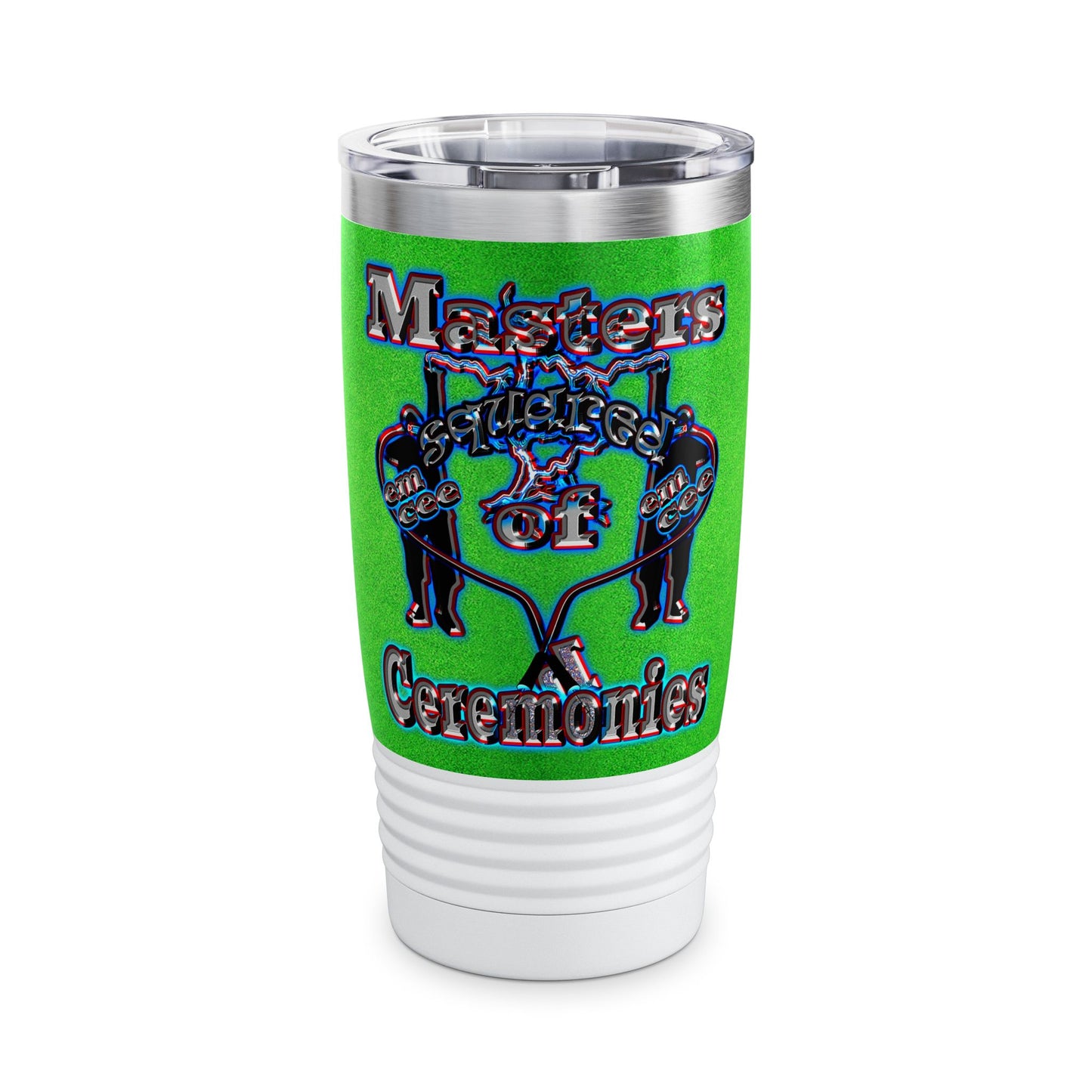 em cee squared - Ringneck Tumbler, 20oz (green turf)