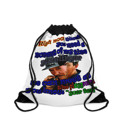 high noon - Drawstring Bag (white)