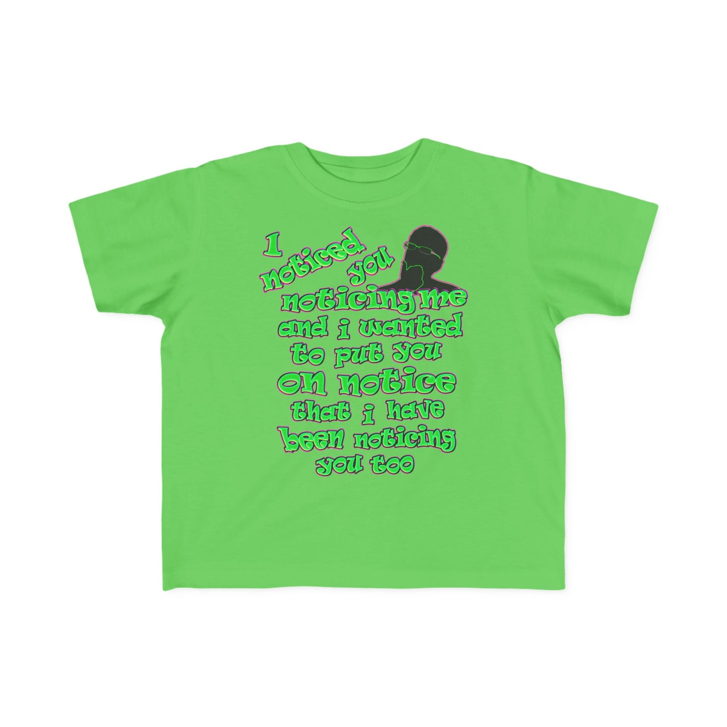 noticed you noticing - Toddler's Fine Jersey Tee