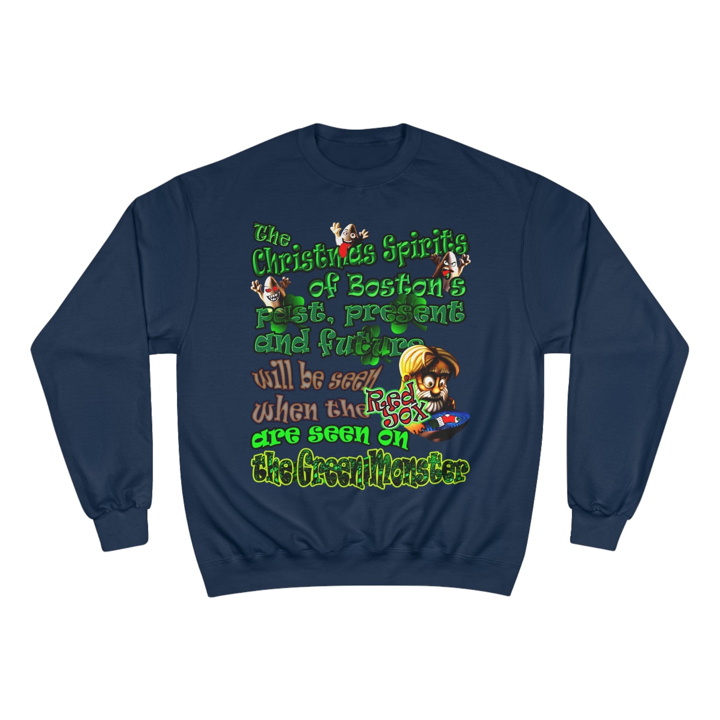 christmas spirits of boston - Champion Sweatshirt