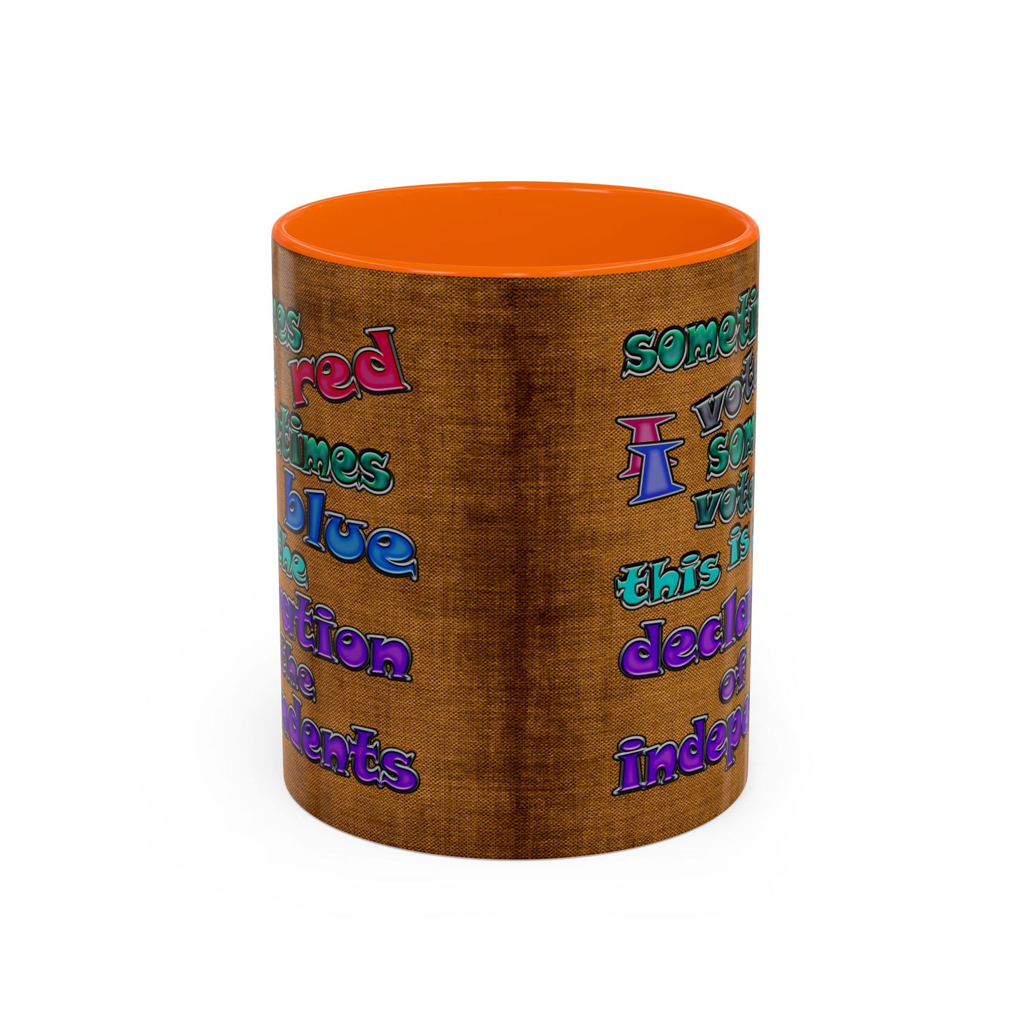 declaration of the independents - Accent Mug (brown papyrus)