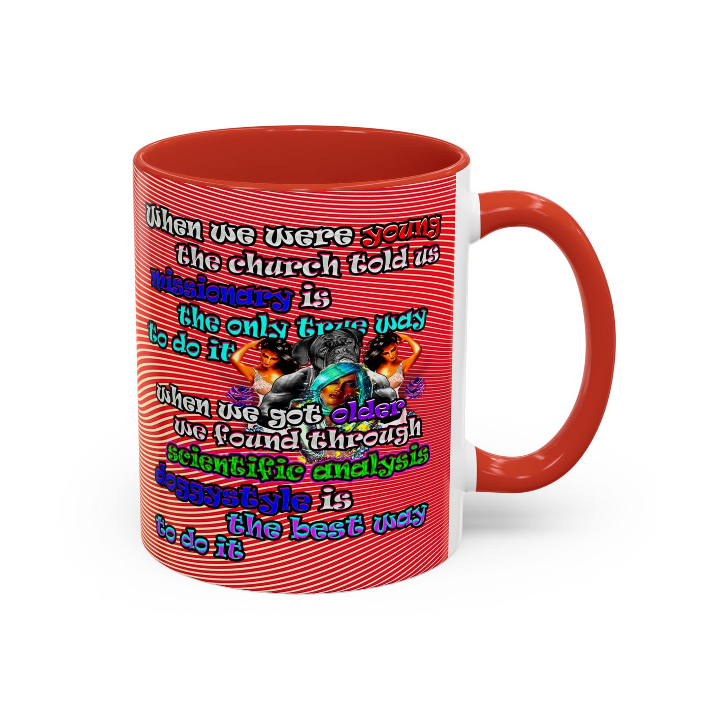 doggystyle - Accent Mug (yellow-orange wave)