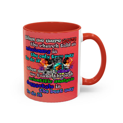 doggystyle - Accent Mug (yellow-orange wave)