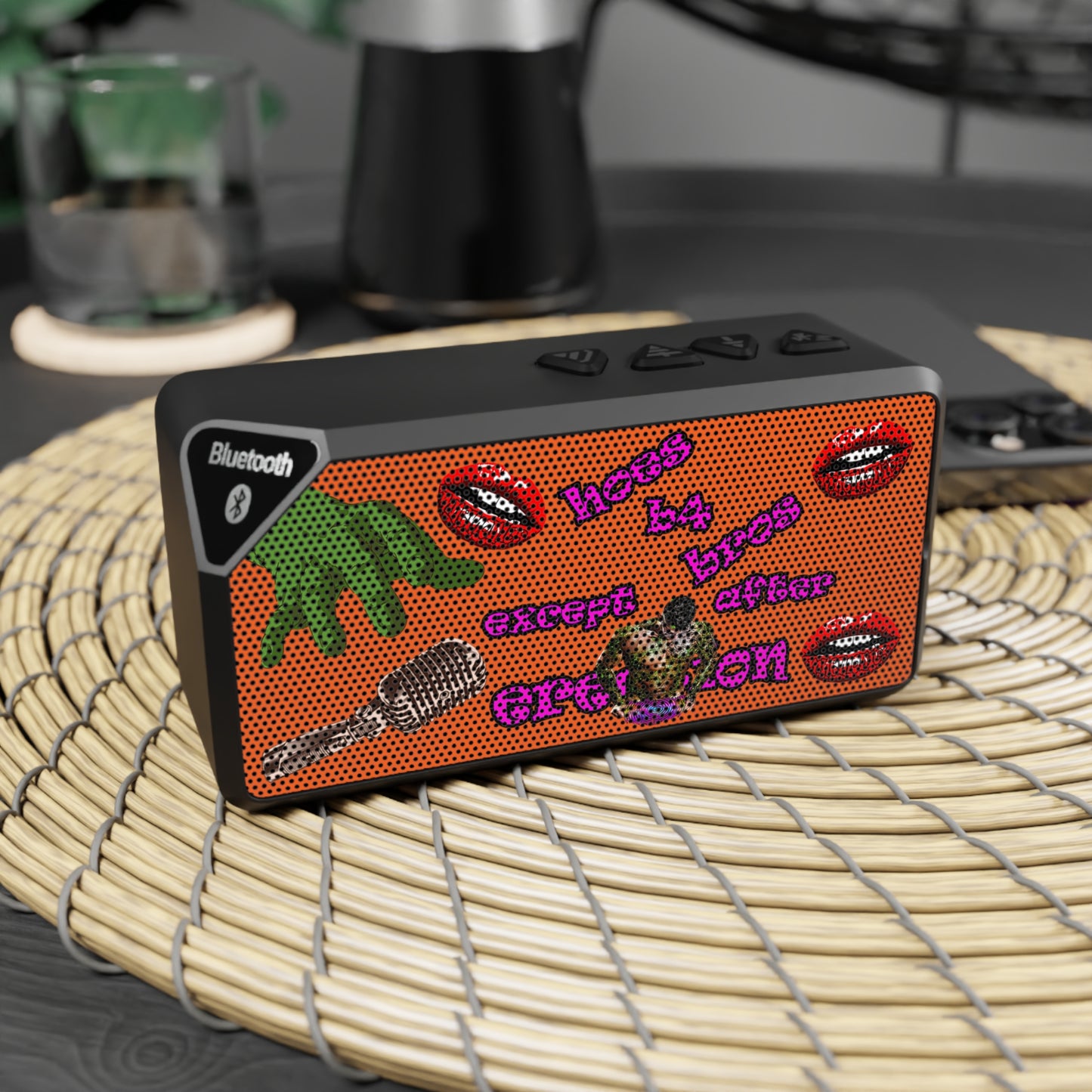 hoes b4 bros - Jabba Bluetooth Speaker (orange)