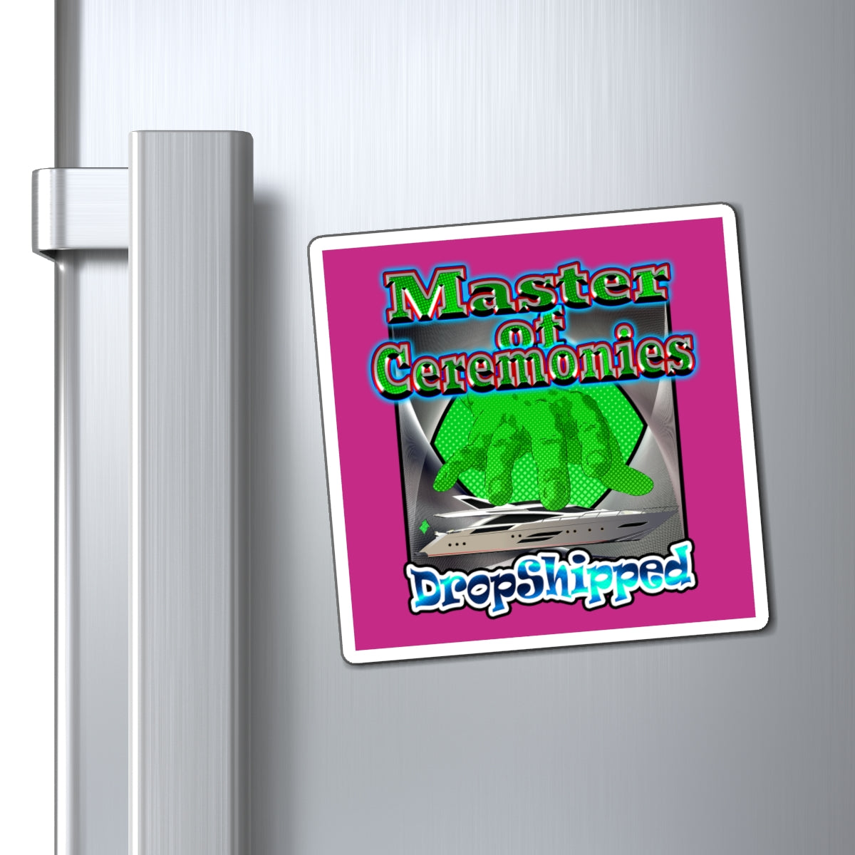 logo - Magnets - (pink)
