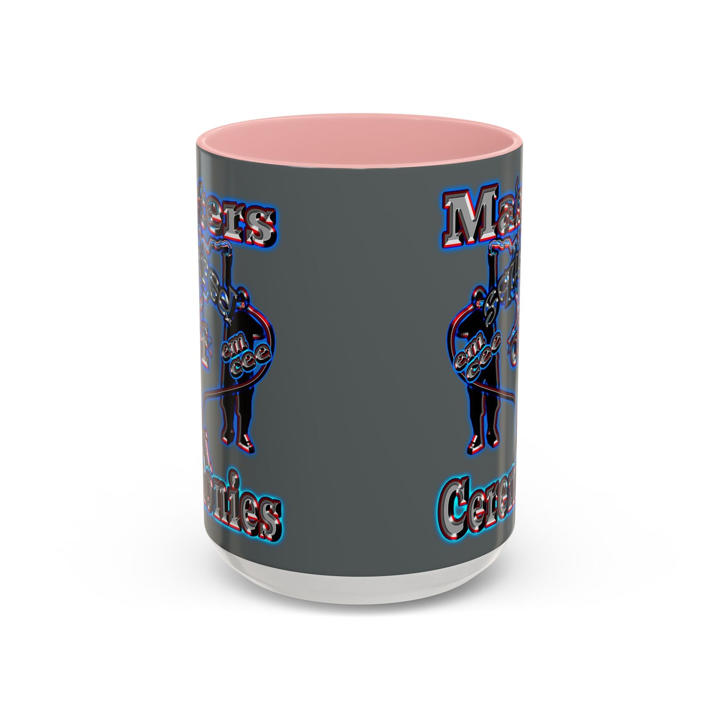 em cee squared - Accent Mug (dark grey)