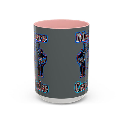 em cee squared - Accent Mug (dark grey)