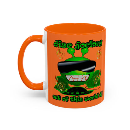 disc jockey - Accent Mug (crusta)