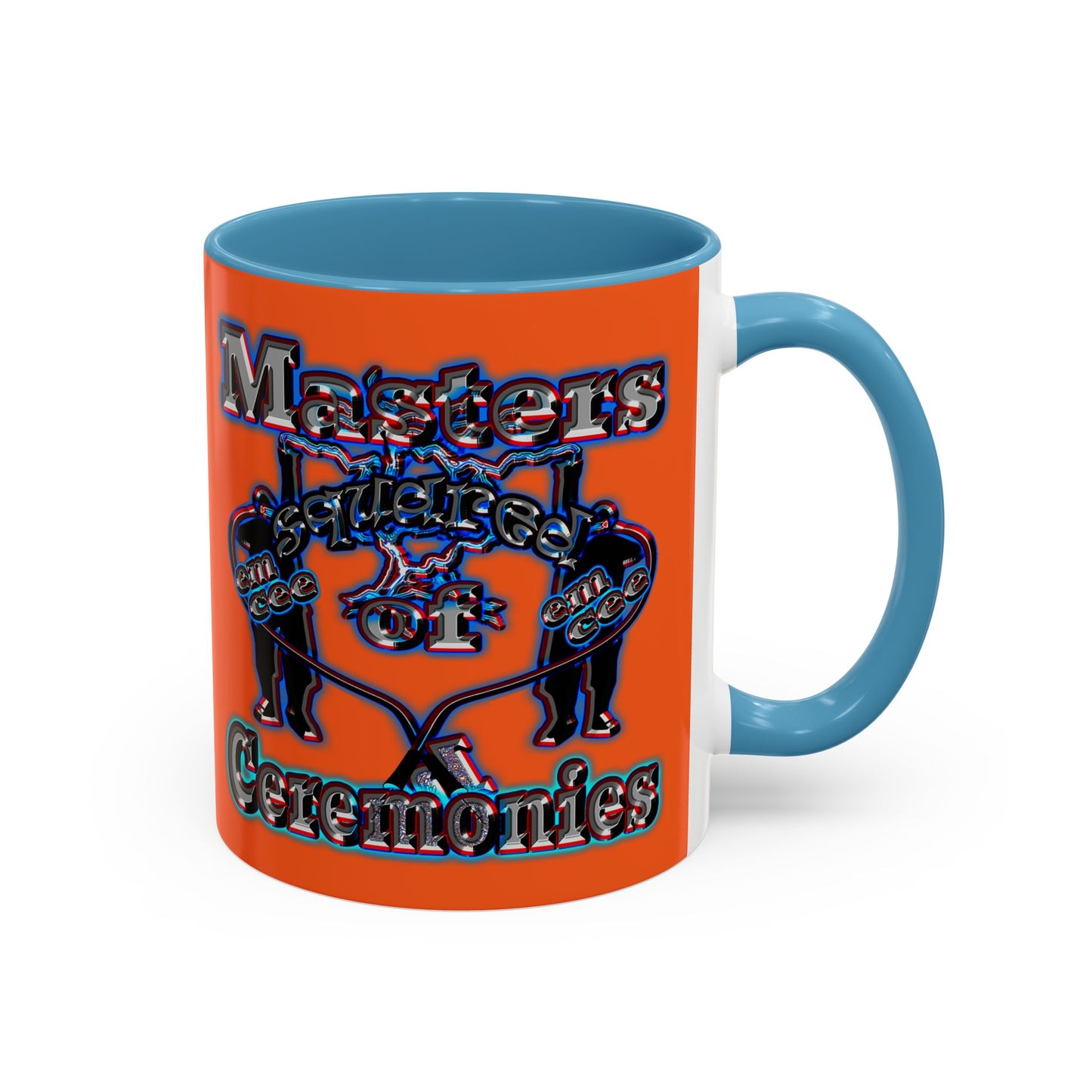 em cee squared - Accent Mug (orange)