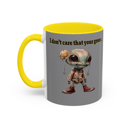 I don't care that your grey - Accent Mug (grey)